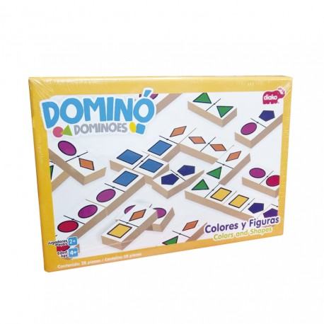 DOMINÓ COLORES Y FIGURAS