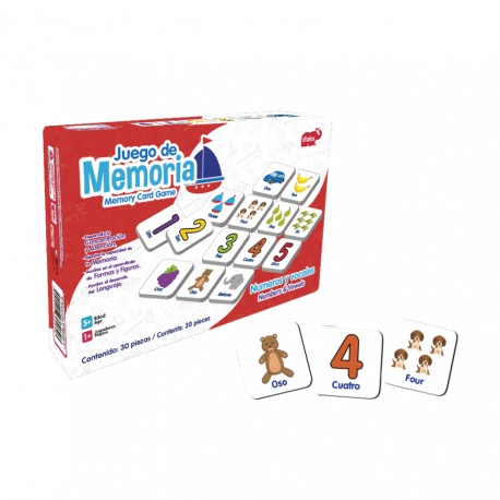 MEMORIA DE NÚMEROS Y VOCALES ¡NUEVO DISEÑO!