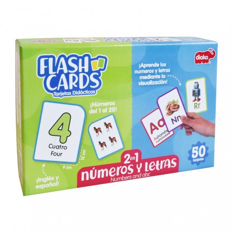 FLASH CARDS NÚMEROS Y ABC