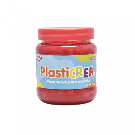 PLASTICREA ROJO 250 GRS