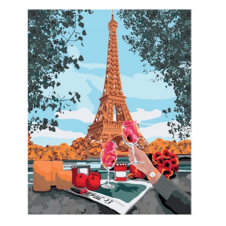 PINTA POR NÚMERO SALUD PARIS 40 X 50