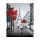 ARTE DIAMANTE CAMINANDO EN PARÍS 40X50