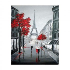 ARTE DIAMANTE CAMINANDO EN PARÍS 40X50