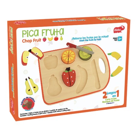 PICA FRUTA EN TABLA